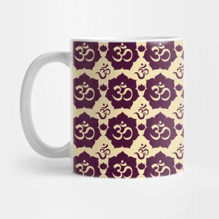 Om FLower Pattern Mug